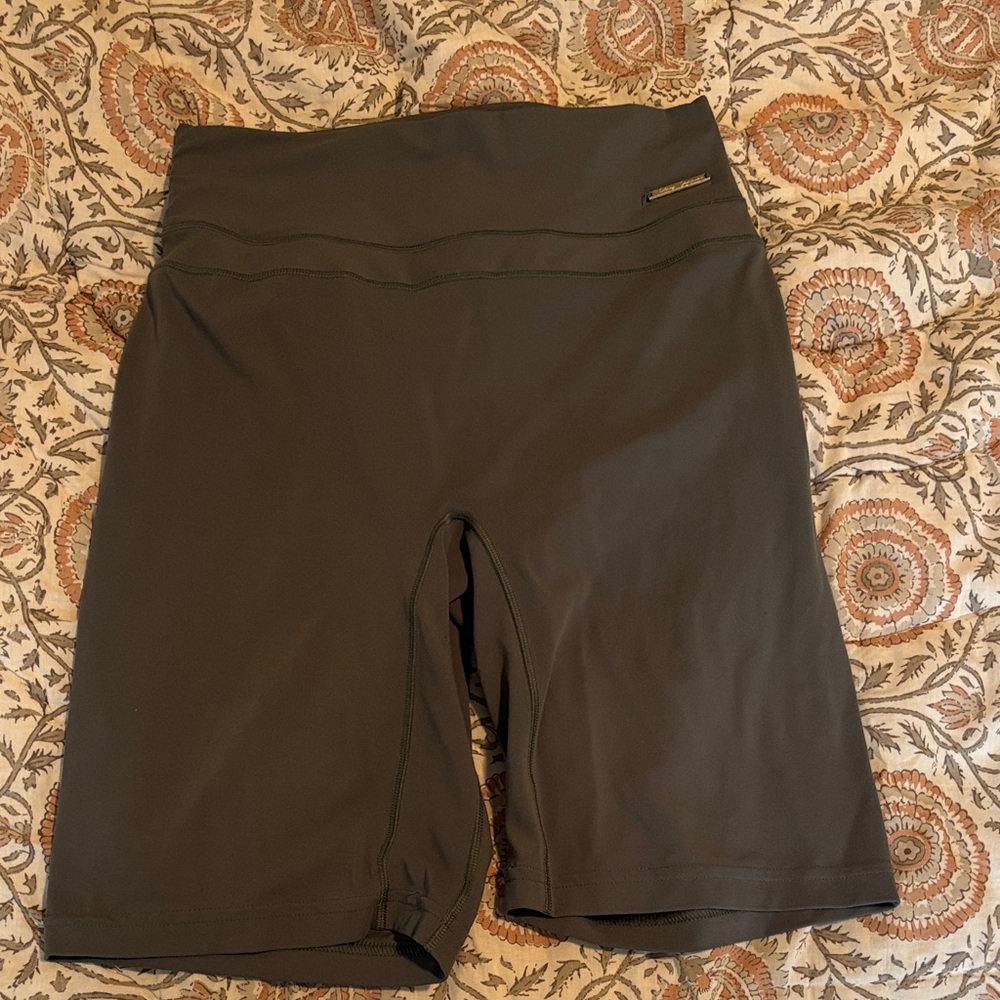 Gymshark Dark Olive Bike Shorts